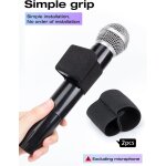 Asfasfq - lot de 2 manchons lastiques pour microphone  main rode wireless go 2, pro / me ¿ accessoires ...