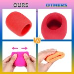 Asfasfq - lot de 20 protège - microphones multicolores en mousse pour microphone - protection contre ... Asfasfq - lot de 20 protège - microphones multicolores en mousse pour microphone - protection contre ...