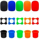 Asfasfq - lot de 5 anneaux de protection anti - roulis anti - secousses en silicone pour microphone portable ...