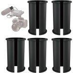 Asfasfq - 5 pièces de manchons en caoutchouc pour suspension antichoc de microphone, compatibles avec ... Asfasfq - 5 pièces de manchons en caoutchouc pour suspension antichoc de microphone, compatibles avec ...