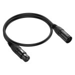 Asfasfq - cble adaptateur dmx xlr 3 broches femelle vers 5 broches mle dmx512 pour console de variateur ...