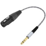Asfasfq - cble adaptateur xlr femelle vers 1 / 4  6, 35 mm trs, cble patch xlr vers quart de pouce, ...