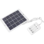 Asfasfq - chargeur de batterie solaire, chargeur de batterie de panneau solaire polysilicium 3 w 5 v ...