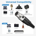 Asfasfq - connecteur mini xlr 4 broches adaptateur ta4f connecteur audio femelle microphone, remplacement ... Asfasfq - connecteur mini xlr 4 broches adaptateur ta4f connecteur audio femelle microphone, remplacement ...