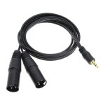 Asfasfq - create idea câble xlr 3, 5 mm vers double mâle 3 broches 1, 5 m plaqué or pour microphone de ... Asfasfq - create idea câble xlr 3, 5 mm vers double mâle 3 broches 1, 5 m plaqué or pour microphone de ...