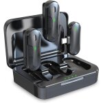 Asfasfq - dual wireless mini microphone set tx - 301 ¿ 2 microphones cravate sans fil avec r�duction ...