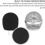 Asfasfq - grille de microphone compatible avec sm58, sm58 - lc, sm58s, beta 58a, sv100, pgx24, slx4, ... Asfasfq - grille de microphone compatible avec sm58, sm58 - lc, sm58s, beta 58a, sv100, pgx24, slx4, ...