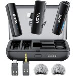 Asfasfq - link mini micro cravate sans fil, usb - c lightning microphone iphone / android / smartphone ...