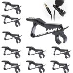Asfasfq - ljfea 10 pcs pince  cravate agrafe amovible micro - cravate pour microphone mini clip de microphone ...