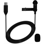 Asfasfq - microphone cravate de type c compatible avec iphone 15 pro max, galaxy s23 / s22 / s21, android, ...