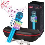 Asfasfq - microphone karaoké avec étui cadeau, haut - parleur bluetooth, bouton selfie, enregistreur ... Asfasfq - microphone karaoké avec étui cadeau, haut - parleur bluetooth, bouton selfie, enregistreur ...
