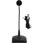 Asfasfq - microphone  podium en col de cygne avec fonction push - to - talk et cble xlr filaire de ...