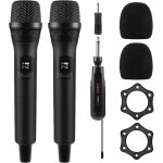 Asfasfq - microphone sans fil micro à main double avec récepteur rechargeable, sortie 1 / 4â¿, 1 / 8 ... Asfasfq - microphone sans fil micro à main double avec récepteur rechargeable, sortie 1 / 4â¿, 1 / 8 ...