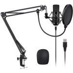 Asfasfq - microphone usb  condensateur enregistrement pour ordinateur de bureau et ordinateur portable ...