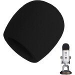 Asfasfq - mousse micro anti bruit, bonnette filtre micro anti vent pop pour microphone  condensateur ...
