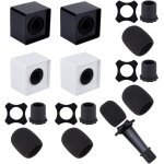 Asfasfq - olycraft 4 ensembles support de microphone carré noir et blanc avec 12 accessoires de microphone ... Asfasfq - olycraft 4 ensembles support de microphone carré noir et blanc avec 12 accessoires de microphone ...