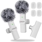 Asfasfq - osa microphone cravate sans fil usb - c pour iphone 15 series / android / type - c smartphone ...