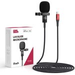 Asfasfq - pixel lavalier microphone lav pour iphone, ipad, microphone  revers pour smartphone, microphone ...
