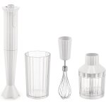 Asfasfq - pliss mdl10s w - mixeur plongeant design avec bcher gradu, fouet et broyeur, en rsine thermoplas ...