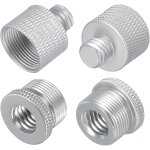 Asfasfq - quarkzman 4pcs micro support adaptateur 5 / 8 femelle  1 / 4 homme, 5 / 8 femme  3 / 8 homme ...