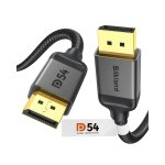 Asfasfq - silkland 16k cble displayport 2. 1 2m, certifi vesa 4k@240hz / 165hz / 144hz, 8k@120hz 16k@60hz, ...