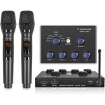 Asfasfq - sound town systme de mixage karaok sans fil  16 canaux avec 2 micros sans fil, hd arc, optique ...