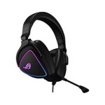 Asus rog delta s - micro - casque - circum - aural - filaire - usb, usb - c - noir