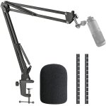 At2020 bras de perche pour micro avec filtre anti - pop, compatible avec audio - technica at2020, audio ... At2020 bras de perche pour micro avec filtre anti - pop, compatible avec audio - technica at2020, audio ...