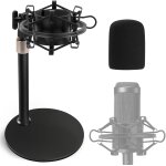 At2020 support de microphone, réglable pied de micro audio technica avec filter anti - pop suspension ... At2020 support de microphone, réglable pied de micro audio technica avec filter anti - pop suspension ...