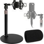 At2020 support de microphone, réglable pied de micro audio technica avec filter anti - pop suspension ... At2020 support de microphone, réglable pied de micro audio technica avec filter anti - pop suspension ...