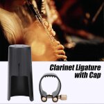 Attache de ligature en pu avec capuchon en plastique pour embouchure en bak�lite de clarinette durable ...