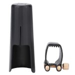 Attache de ligature en pu avec capuchon en plastique pour tnor saxophone saxphone embouchure en baklite ...
