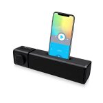 Audio d'ordinateur avec support de t�l�phone haut - parleur bluetooth sans fil portable mini vard subwoofer ...