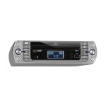 Auna kr - 400 - cd radio de cuisine tuner dab + / pll fm lecteur cd mp3 - argent