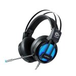 Talius osprey casque avec fil arceau gaming noir, bleu