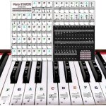 Autocollant de clavier de piano détachable, 49 / 61 / 54 / 88 touches autocollant de clavier de musique ... Autocollant de clavier de piano détachable, 49 / 61 / 54 / 88 touches autocollant de clavier de musique ...