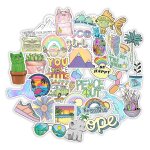 Autocollants de guitare dessin anim drle, etiquette de tasse d'eau de rfrigrateur de valise etanche, ...