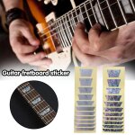 Autocollant de manche pour guitare electrique acoustique, basse, incrustation de manche, accessoires ...