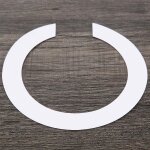 Autocollant rose autocollant de rosace pour les pi�ces de guitare classique acoustique noir + argent