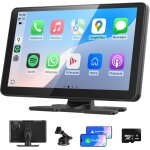 Autoradio 9  ecran tactile, carplay & android auto sans fil, bluetooth 5. 0, 1080p camra de recul, 4k ...