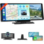 Autoradio carplay avec dashcam avant, ips 9, 3  sans fil android auto ecran carplay voiture portable, ...