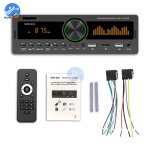 Autoradio avec double �cran, bluetooth, lecteur mp3 multim�dia, aux / usb / fm, st�r�o, 12v, 1 din, swm ...