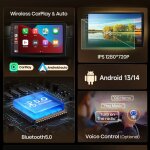 Autoradio junsun android auto trafic / primastar / vivaro 2007 - 2012 car play auto 4g ecran de 9 pouces ...