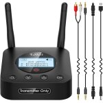 B06tx + emetteur bluetooth 5. 2 pour tv vers 2 casques sans fil, aptx faible latence et hd, longue portée ... B06tx + emetteur bluetooth 5. 2 pour tv vers 2 casques sans fil, aptx faible latence et hd, longue portée ...
