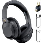 Baertmy - casque bluetooth 5. 2 sans fil pour avion, casque rduction de bruit 75h hi - res, casque audio ...