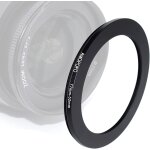 Bague d'adaptation de filtre en m�tal - pour objectif d'appareil photo - avec filetage de filtre de 77 ...