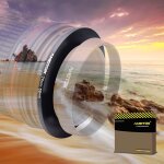 Bague d'adaptation de filtre step - down de 77 mm  52 mm - compatible avec objectif de 77 mm vers 52 ...