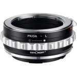 Bague d`adaptation compatible avec utiliser objectifs compatibile con pentax k(pk / da) sur appareils ...