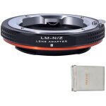 Bague d'adaptation compatible avec utiliser objectifs leica m lm, zeiss zm, voigtlander vm sur appareils ...
