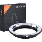 Bague adaptation pour objectif leica r srie  camra canon eos noir en mta